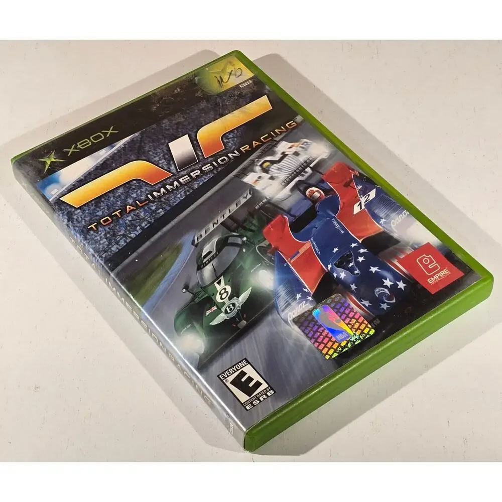 Xbox Total Immersion Racing TIR CIB Complete Empire Interactive Racing Game